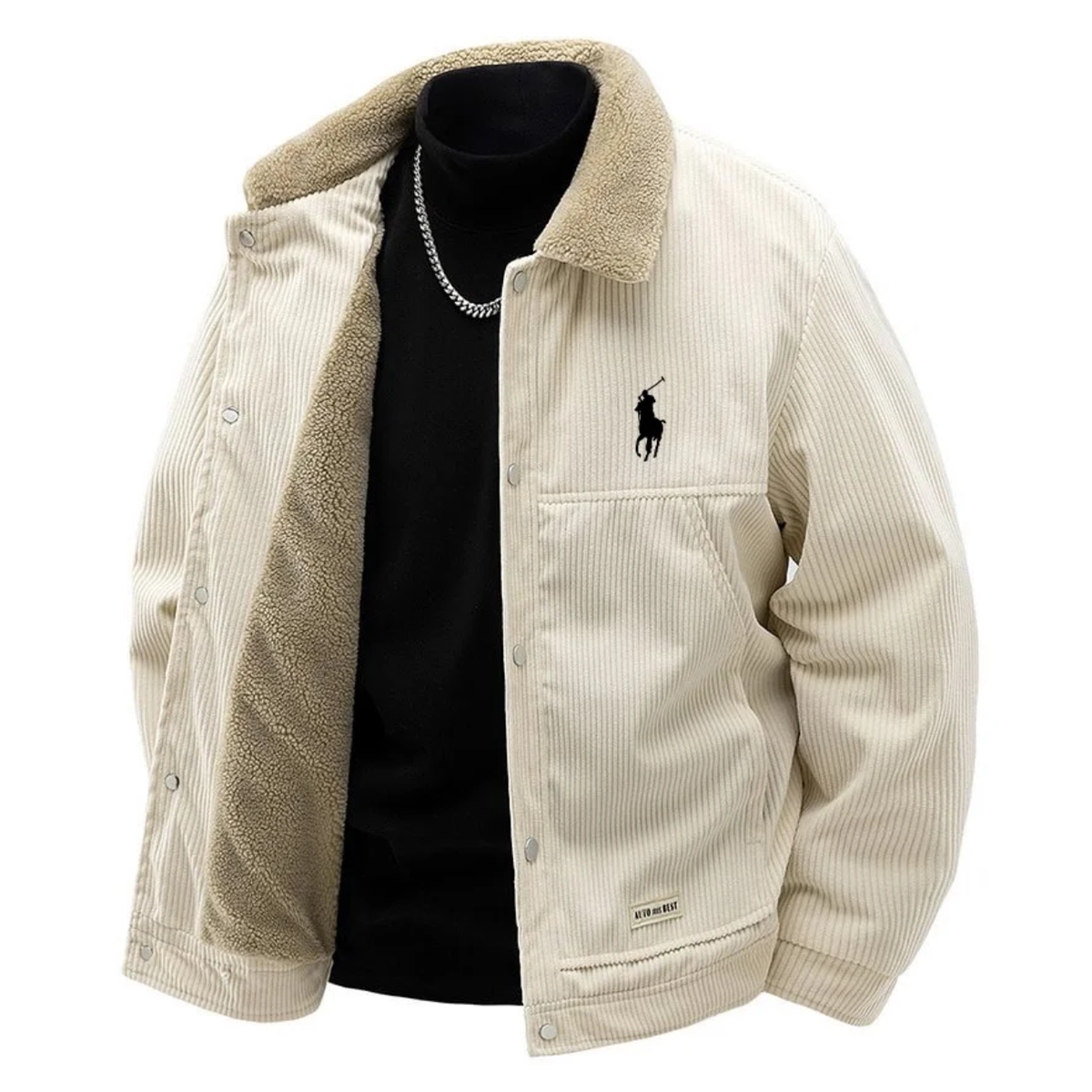 RL Premium Corduroy Sherpa Lined Jacket - Clearance Sale