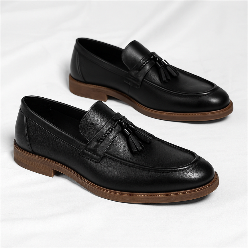 Marco Leather Tassel Loafers