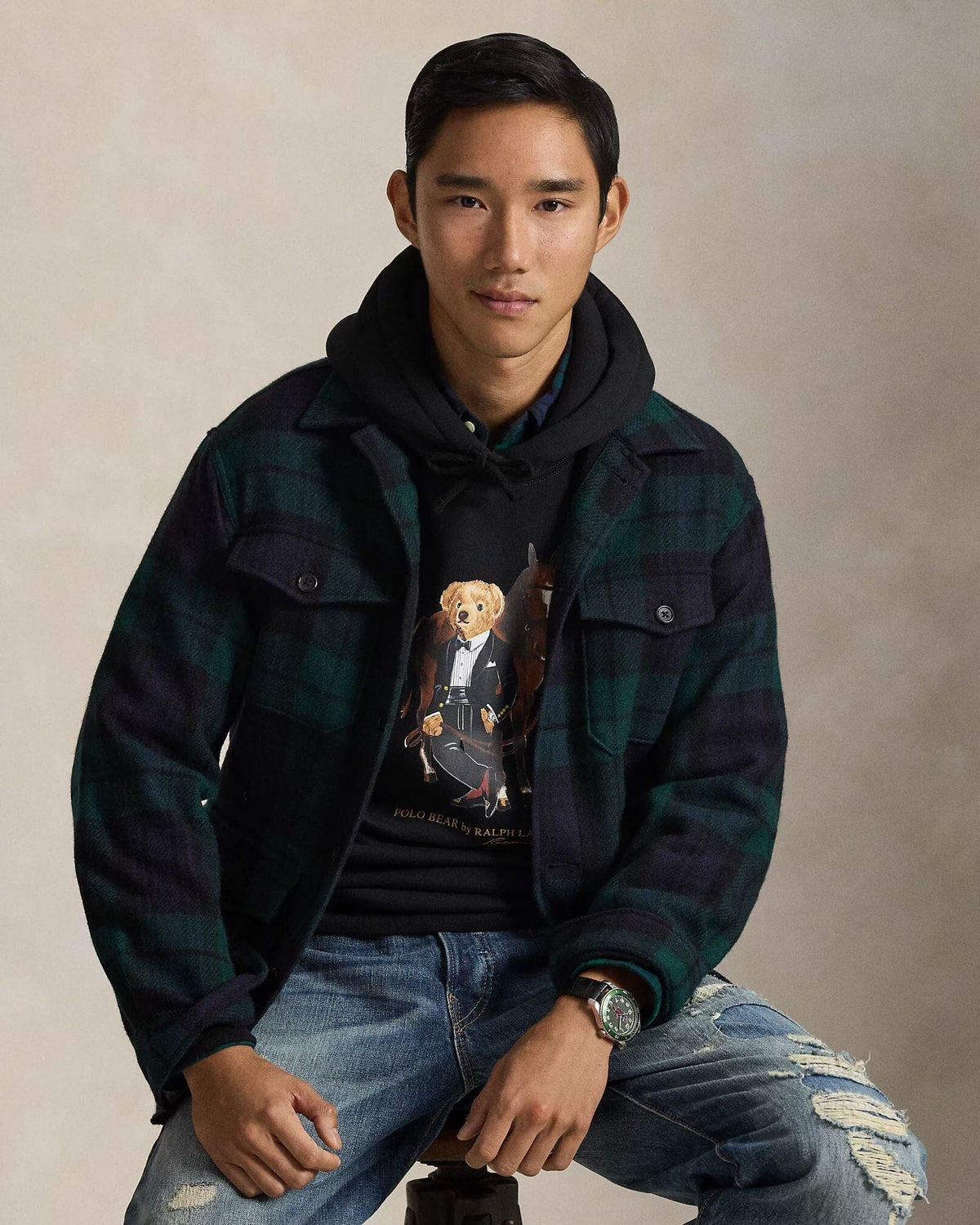 RL Polo Bear Fleece Hoodie