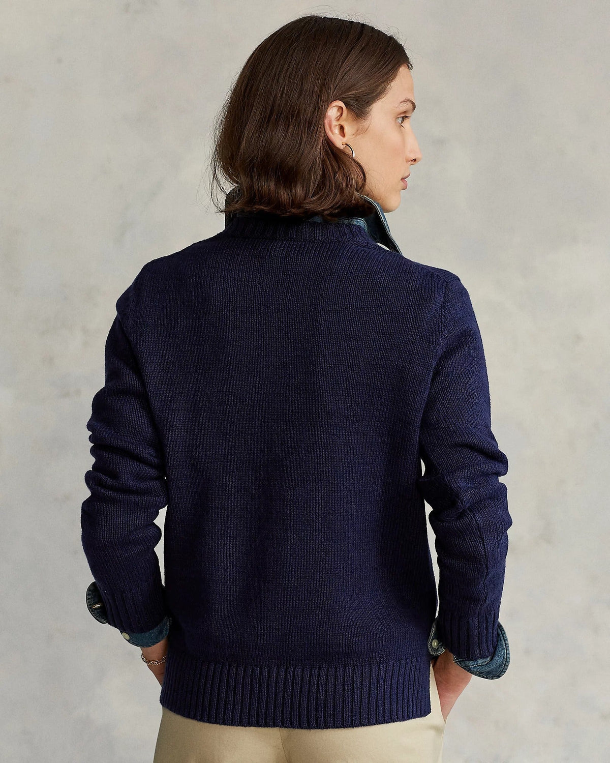 RL Sweater | Linen Crew Neck