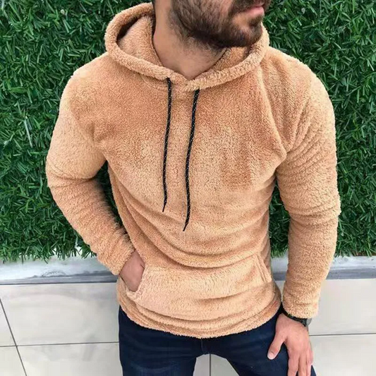 Sudadera con capucha de felpa francesa suave