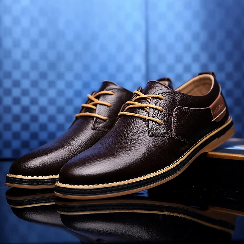 Zapatos de cuero genuino Lucas Wellington
