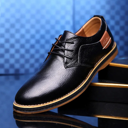 Zapatos de cuero genuino Lucas Wellington