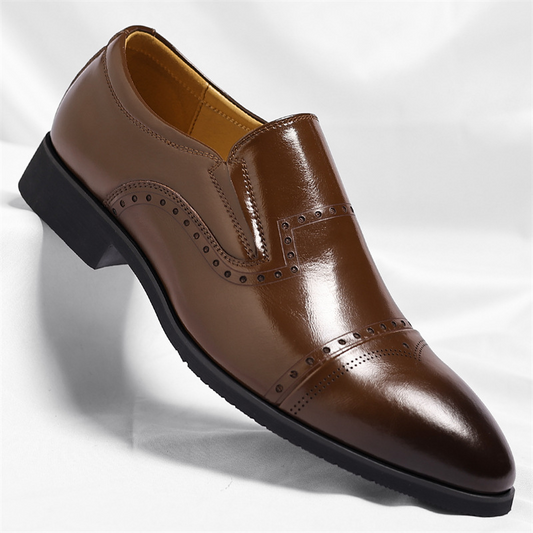 Mocasines tipo brogue de piel Matteo