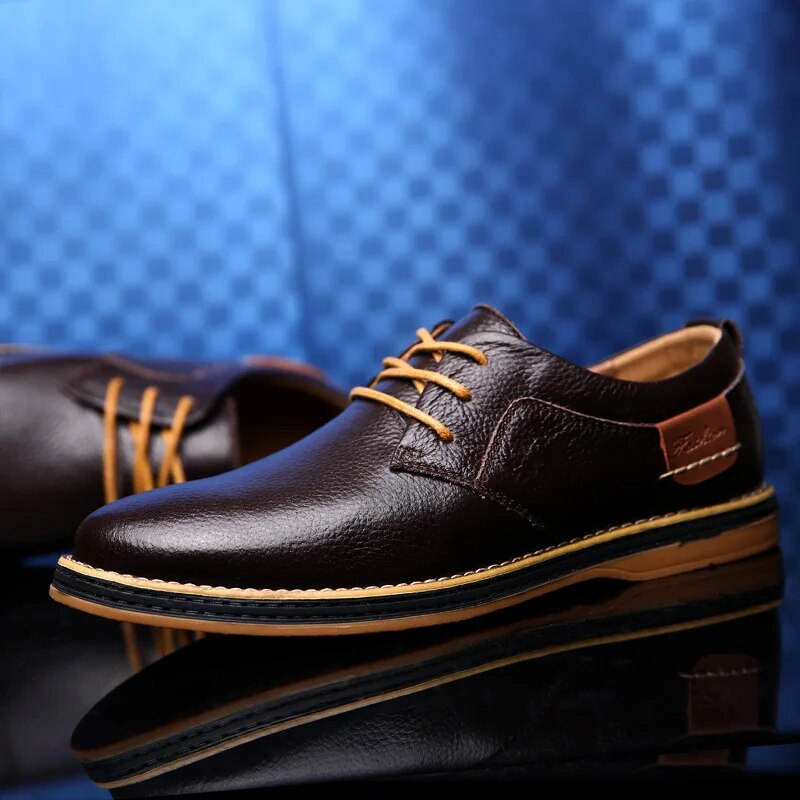 Zapatos de cuero genuino Lucas Wellington