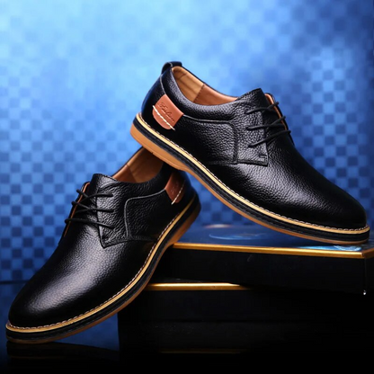 Zapatos de cuero genuino Lucas Wellington