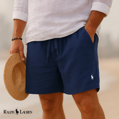 Pantalones cortos tipo capri de lino RL Heritage