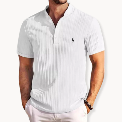 LC Ribbed Henley Shirt - Clearance Sale