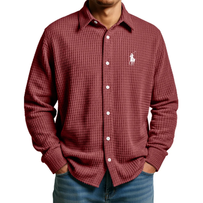 2026 Comfort Waffle Weave Shirt - Clearance Sale