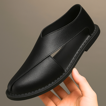 Lusso Italiana Sandalias de Cuero Genuino