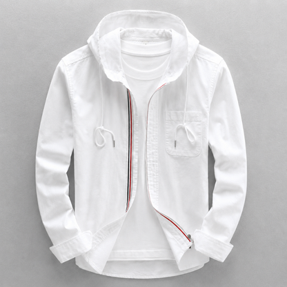 Carter Oxford Hooded Shirt