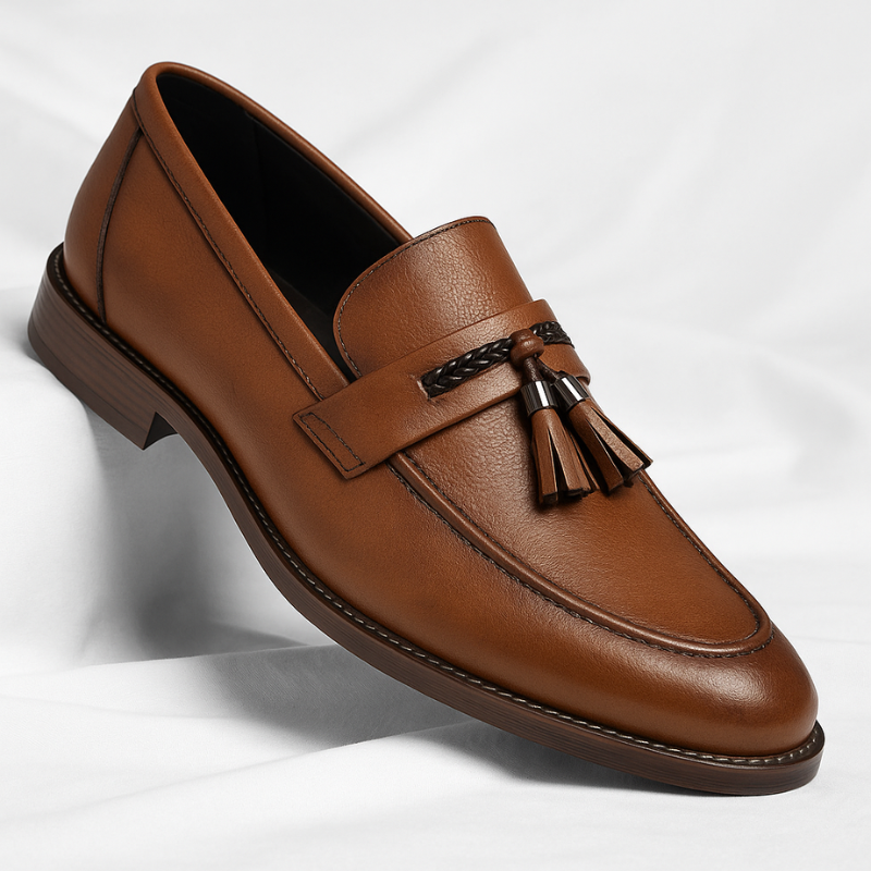 Marco Leather Tassel Loafers