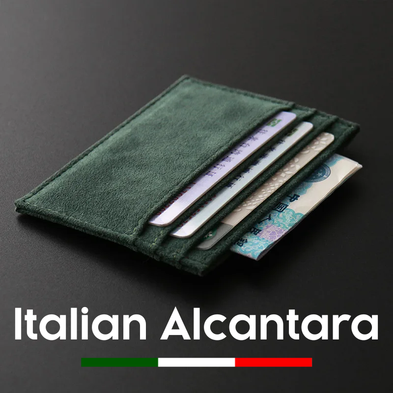 Cavallo Italian Alcantara Wallet