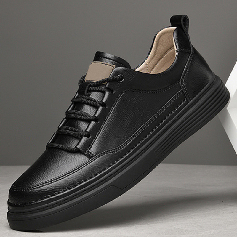Zapatillas de cuero genuino Roma Italiana