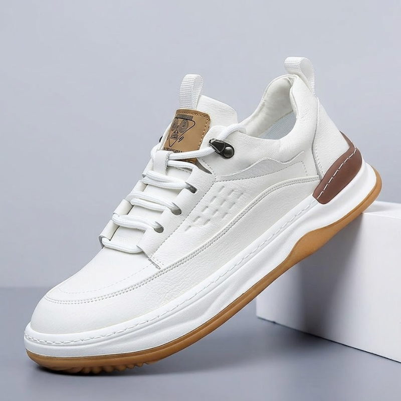 Zapatillas de piel auténtica Marlo Italiana
