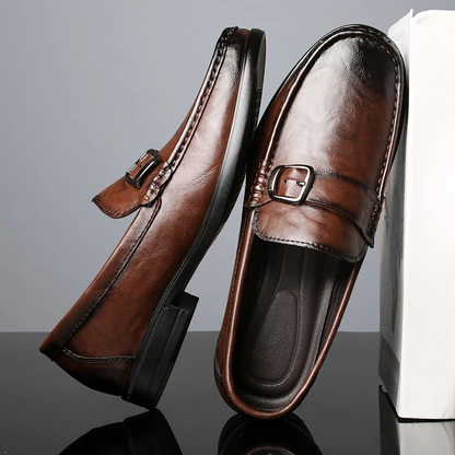Luciano Italian Leather Loafers