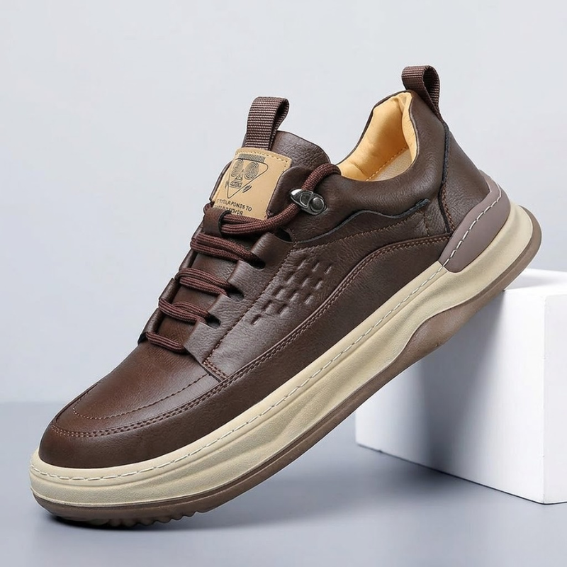 Zapatillas de piel auténtica Marlo Italiana