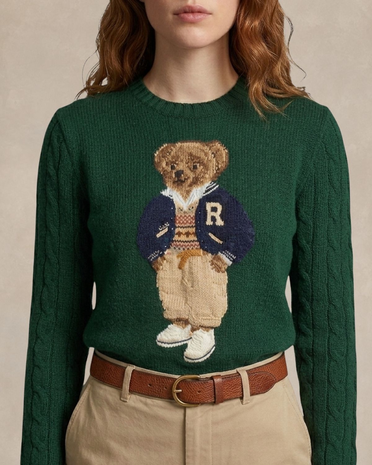 RL Sweater | Polo Bear Varsity Letterman