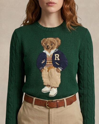 RL Sweater | Polo Bear Varsity Letterman