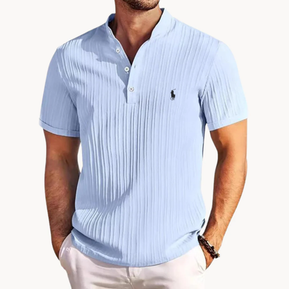 LC Ribbed Henley Shirt - Clearance Sale