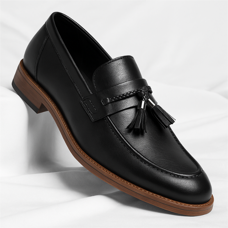 Marco Leather Tassel Loafers