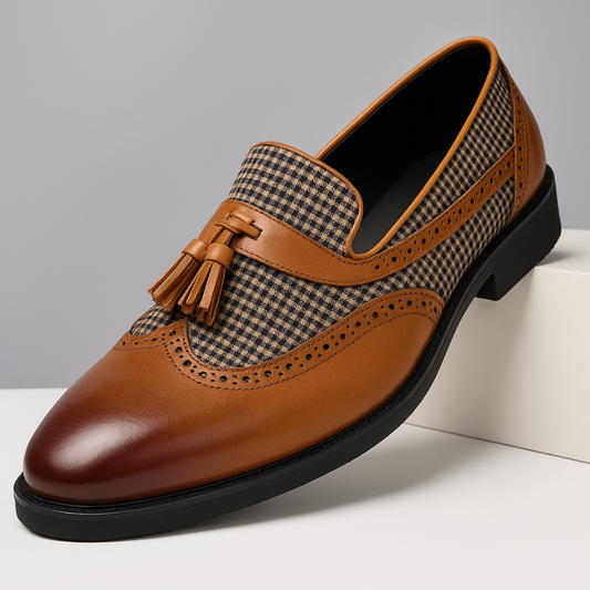 Mocasines de piel con borlas Gatsby