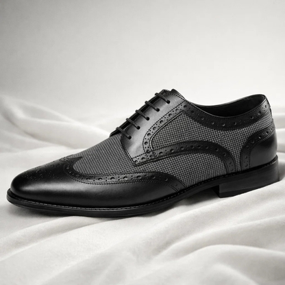 Gatsby Houndstooth Dress Shoes