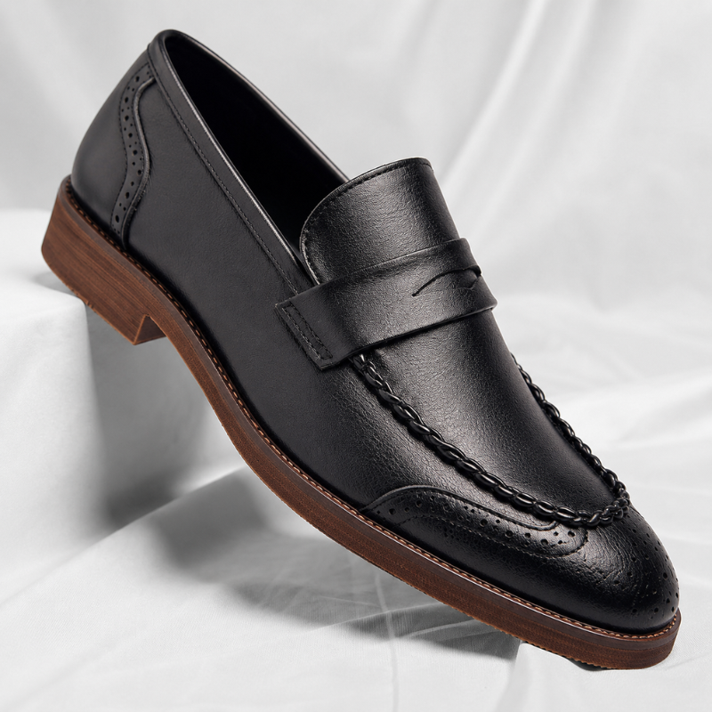 Santino Leather Penny Loafers