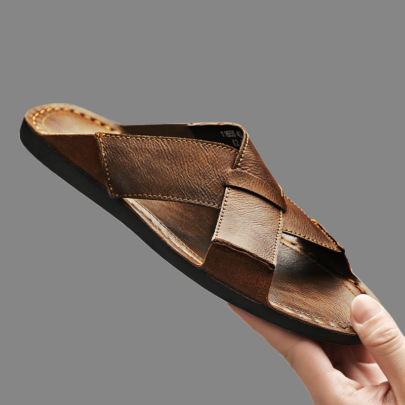 Sandalias de piel auténtica Enzo Italiana