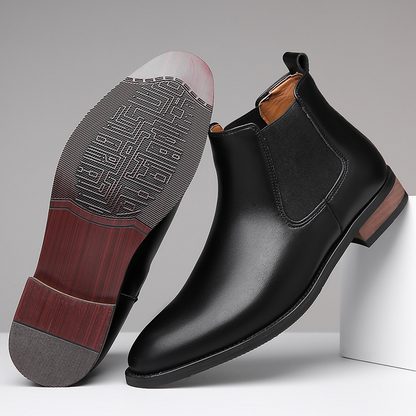 Harrison Leather Chelsea Boots
