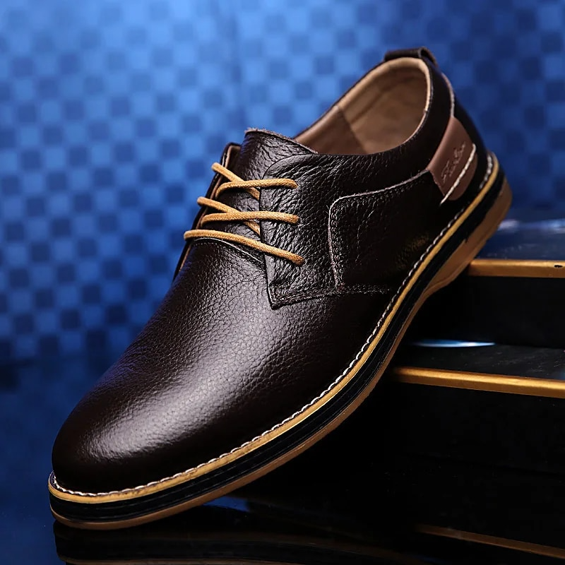 Zapatos de cuero genuino Lucas Wellington