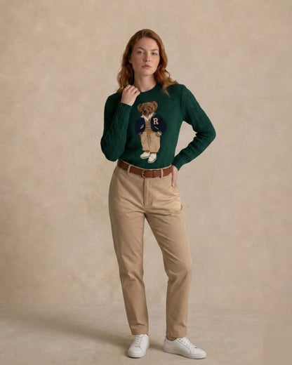 RL Sweater | Polo Bear Varsity Letterman