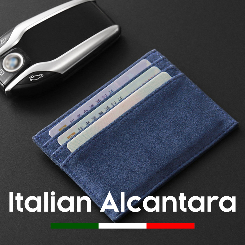 Cavallo Italian Alcantara Wallet