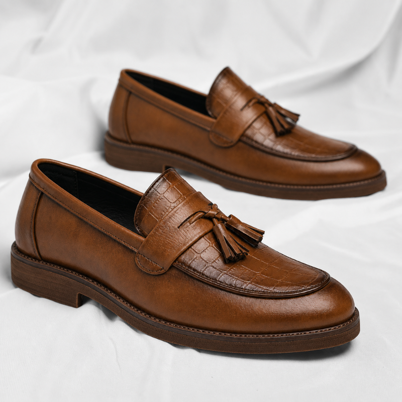 Siena Leather Tassel Loafers