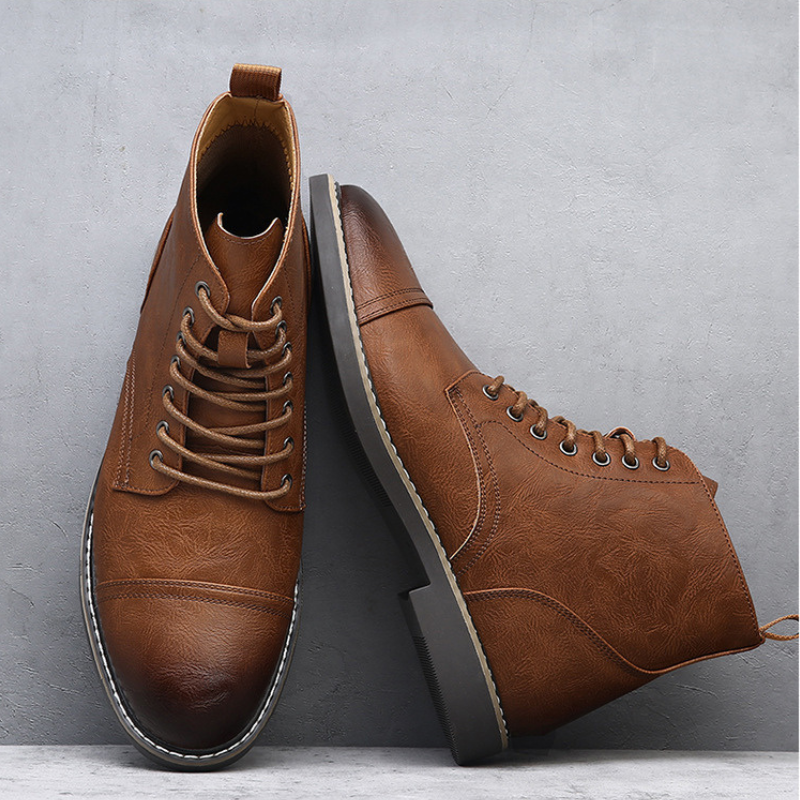 Botas de piel auténtica Bradford