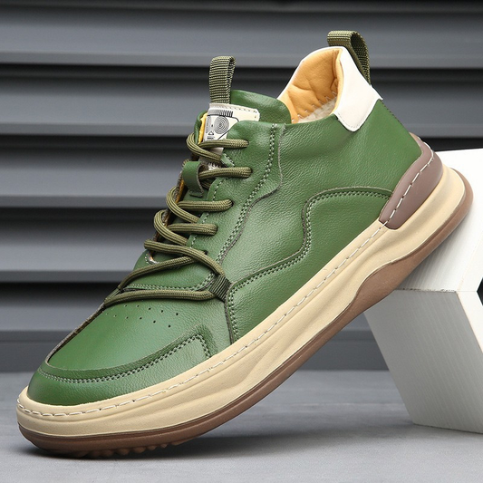 Zapatillas de piel auténtica Marco Italiana