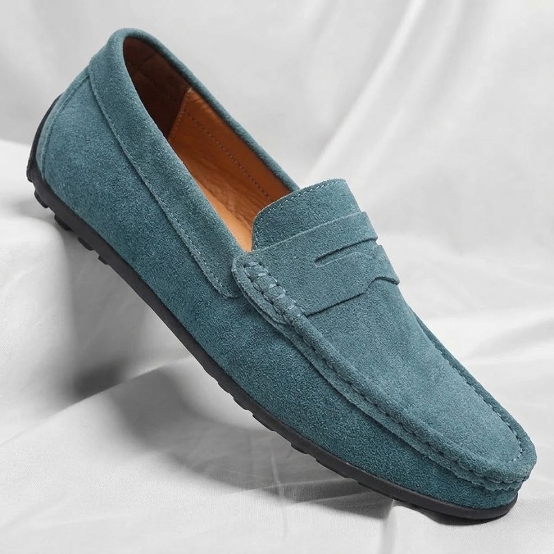 Veneto Suede Penny Loafers