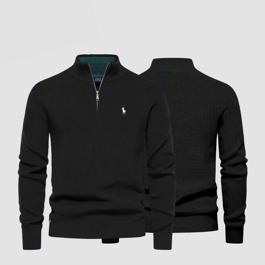 RL Men's Zip Neck Sweater (Clearance)