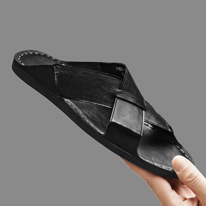Sandalias de piel auténtica Enzo Italiana