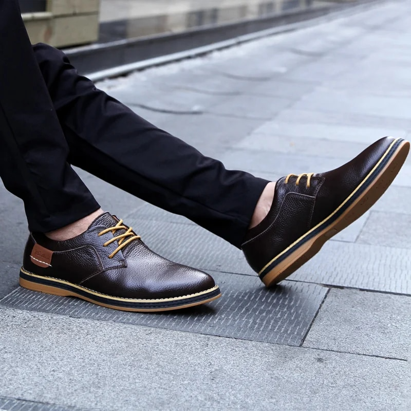 Zapatos de cuero genuino Lucas Wellington