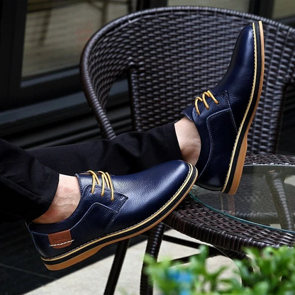 Zapatos de cuero genuino Lucas Wellington