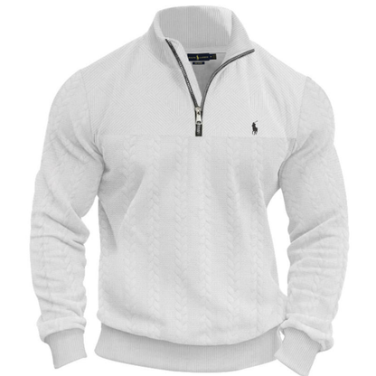 RL Textured Half-Zip Knit Pullover - Clearance Sale