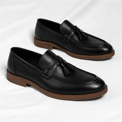 Marco Leather Tassel Loafers