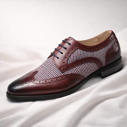 Gatsby Houndstooth Dress Shoes
