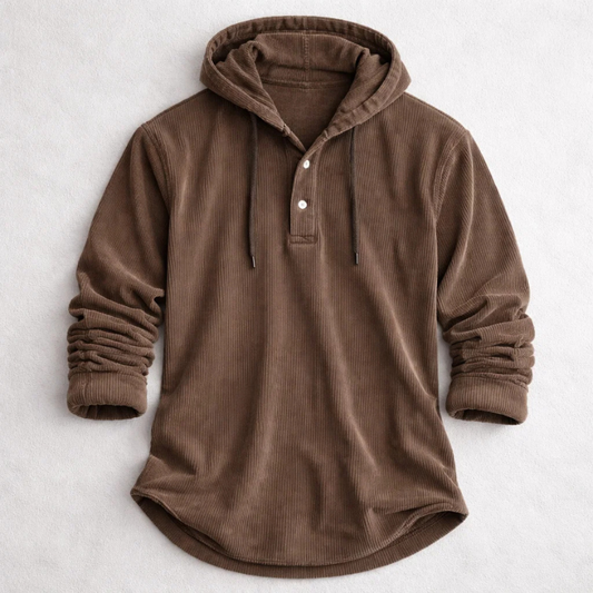 Sudadera con capucha de pana Nolan