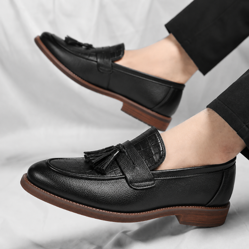 Siena Leather Tassel Loafers