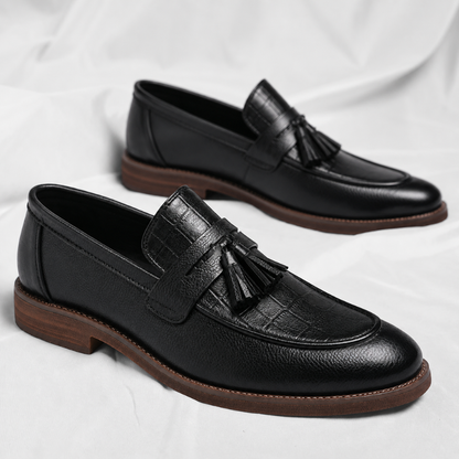 Siena Leather Tassel Loafers