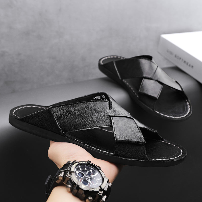 Sandalias de piel auténtica Enzo Italiana