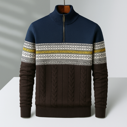 Sudadera Antonio con media cremallera