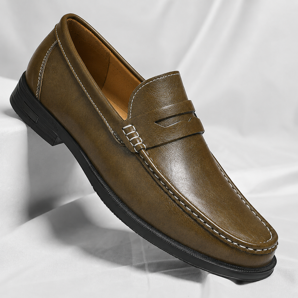Monte Leather Penny Loafers